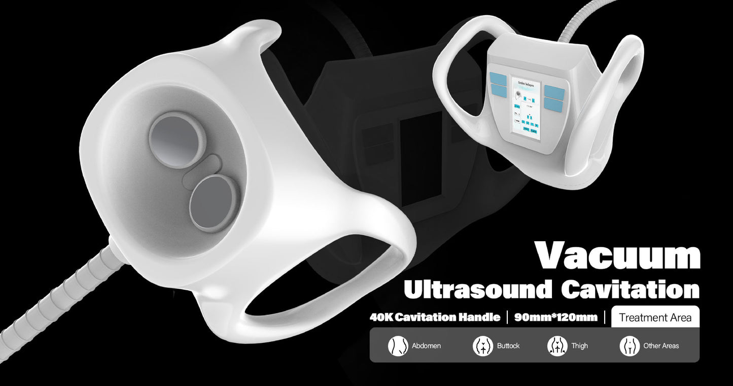 DermaSculpt 6 în 1 – Aparat profesional pentru remodelare corporală și rejuvenare facială (Vacuum Endermologic, Roller, RF, IR, Cavitație, Masaj Rotativ)