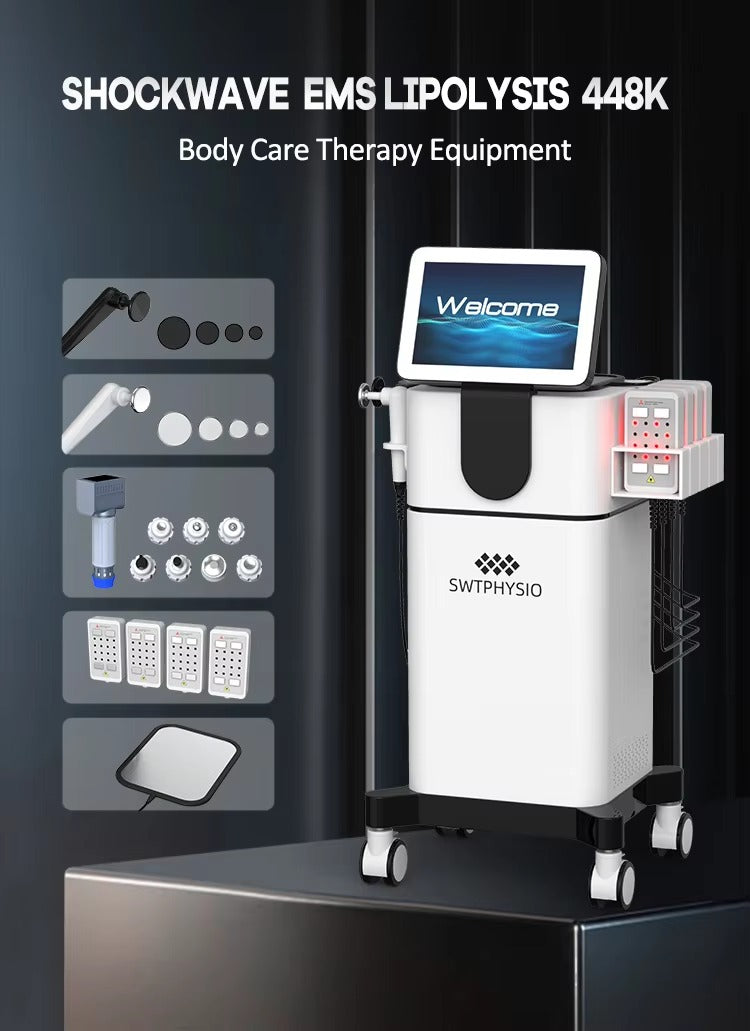 Echipament Profesional Shockwave, Tecar, Lipolaser, Ems THERMOCRYO FUSION 448K