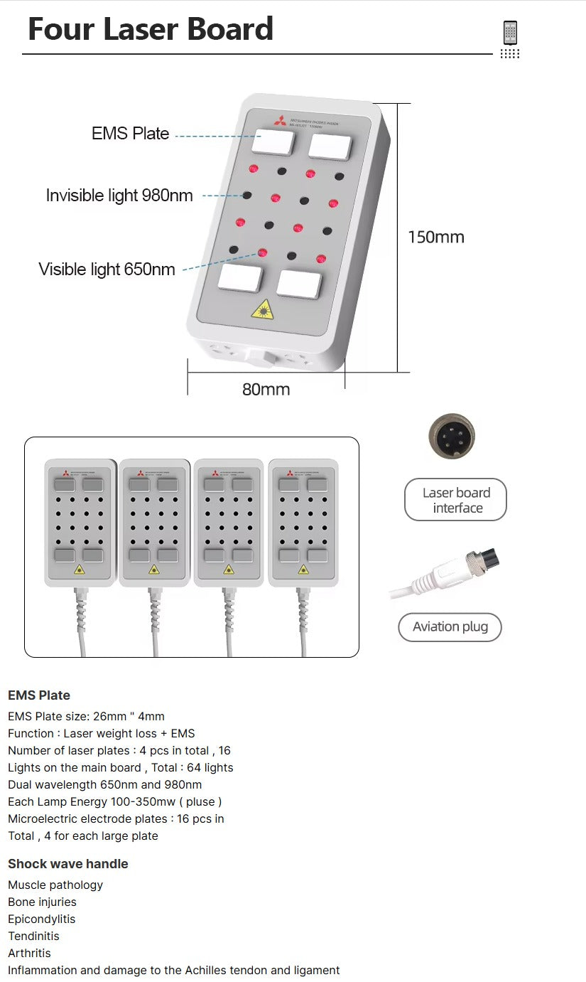 Echipament Profesional Shockwave, Tecar, Lipolaser, Ems THERMOCRYO FUSION 448K