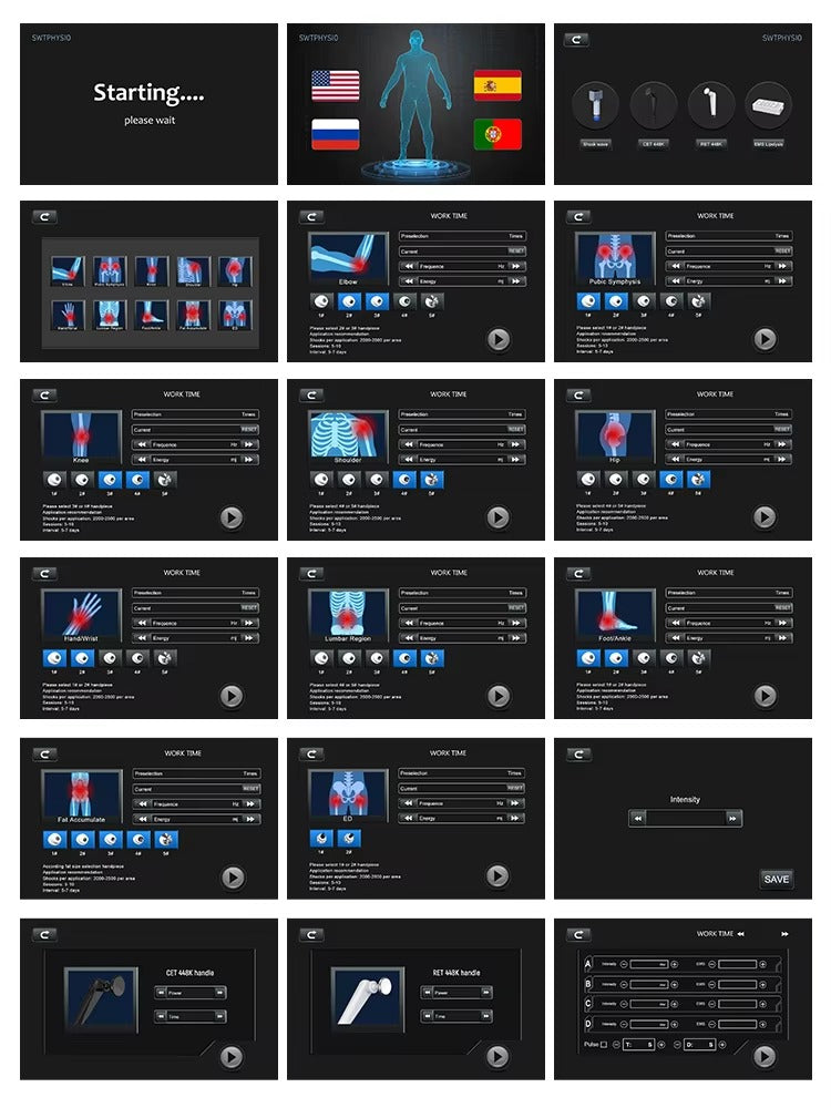 Echipament Profesional Shockwave, Tecar, Lipolaser, Ems THERMOCRYO FUSION 448K