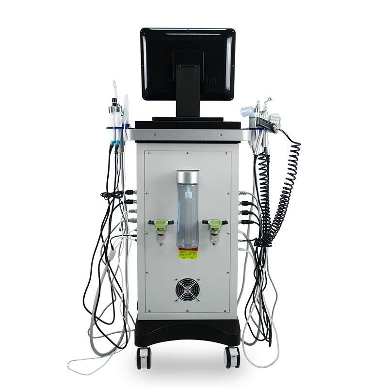 Hydrafacial Combina Cosmetica cu 14 functii - Aparat Hidrodermabraziune HIFace pentru Rejuvenare Faciala, Riduri, Lifting si Tonifiere cu 14 functii