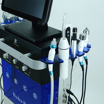 Hydrafacial Combina Cosmetica cu 14 functii - Aparat Hidrodermabraziune HIFace pentru Rejuvenare Faciala, Riduri, Lifting si Tonifiere cu 14 functii
