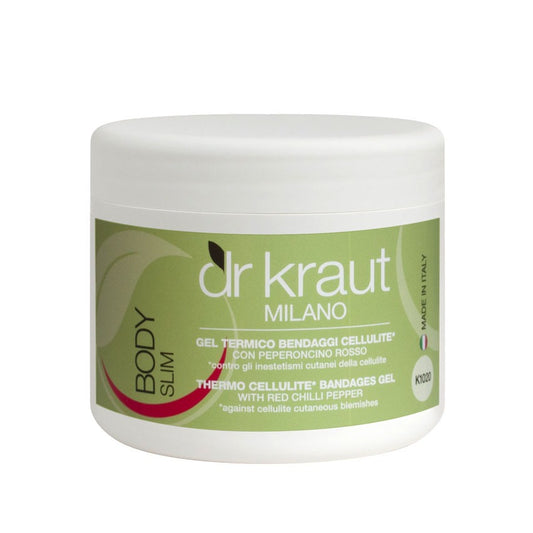 Gel Termosudatie Anticelulitic cu Ardei Iute, 500 ml, Dr. Kraut Milano.