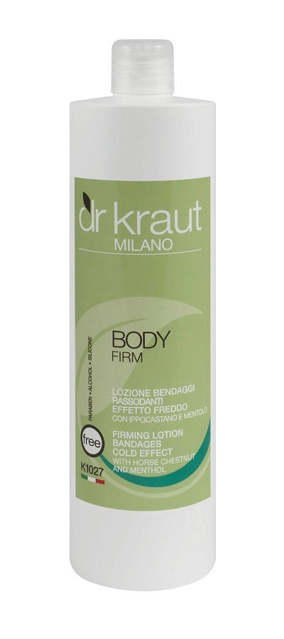 Lotiune Tonifianta pentru impachetari la rece cu extract de castane salbatice si mentol, 500 ml, Dr. Kraut Milano.