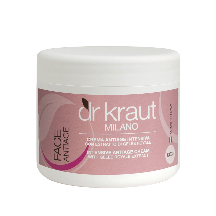 Crema Faciala Intensiva Antiage, cu extract de laptisor de matca, 500 ml, Dr. Kraut Milano.
