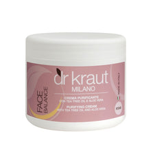 Crema Purificatoare de fata, cu ulei de arbore de ceai si Aloe Vera, 500ml, Dr Kraut.