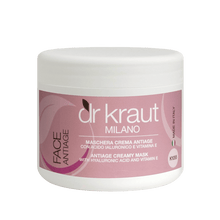 Masca Antiaging cu textura cremoasa, cu acid hialuronic și vitamina E, 500 ml, Dr. Kraut Milano.