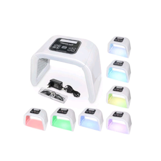 Masca Led - Aparat terapie facială prin Fototerapie PDT Cu LED, 7 culori.