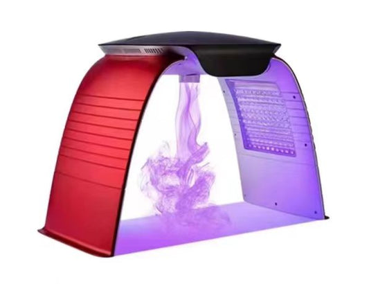 Masca SPA LED Cosmetica - Tratament Foton pentru Rejuvenare, Anti-Îmbătrânire și Lifting cu 7 Culori LED.