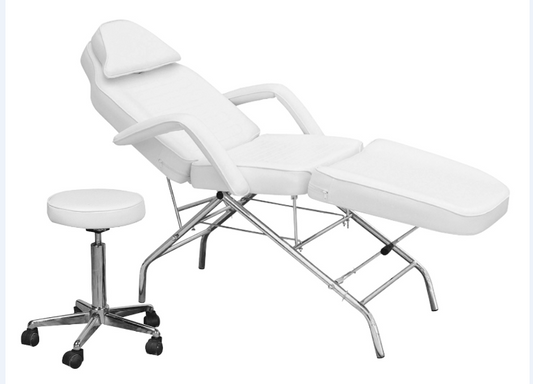 Pat Cosmetic cu 3 Sectiuni + Scaun Cosmetician Cadou.