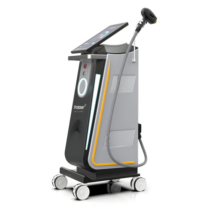 ProLaser, aparat de epilare cu diodă laser, vedere din profil
