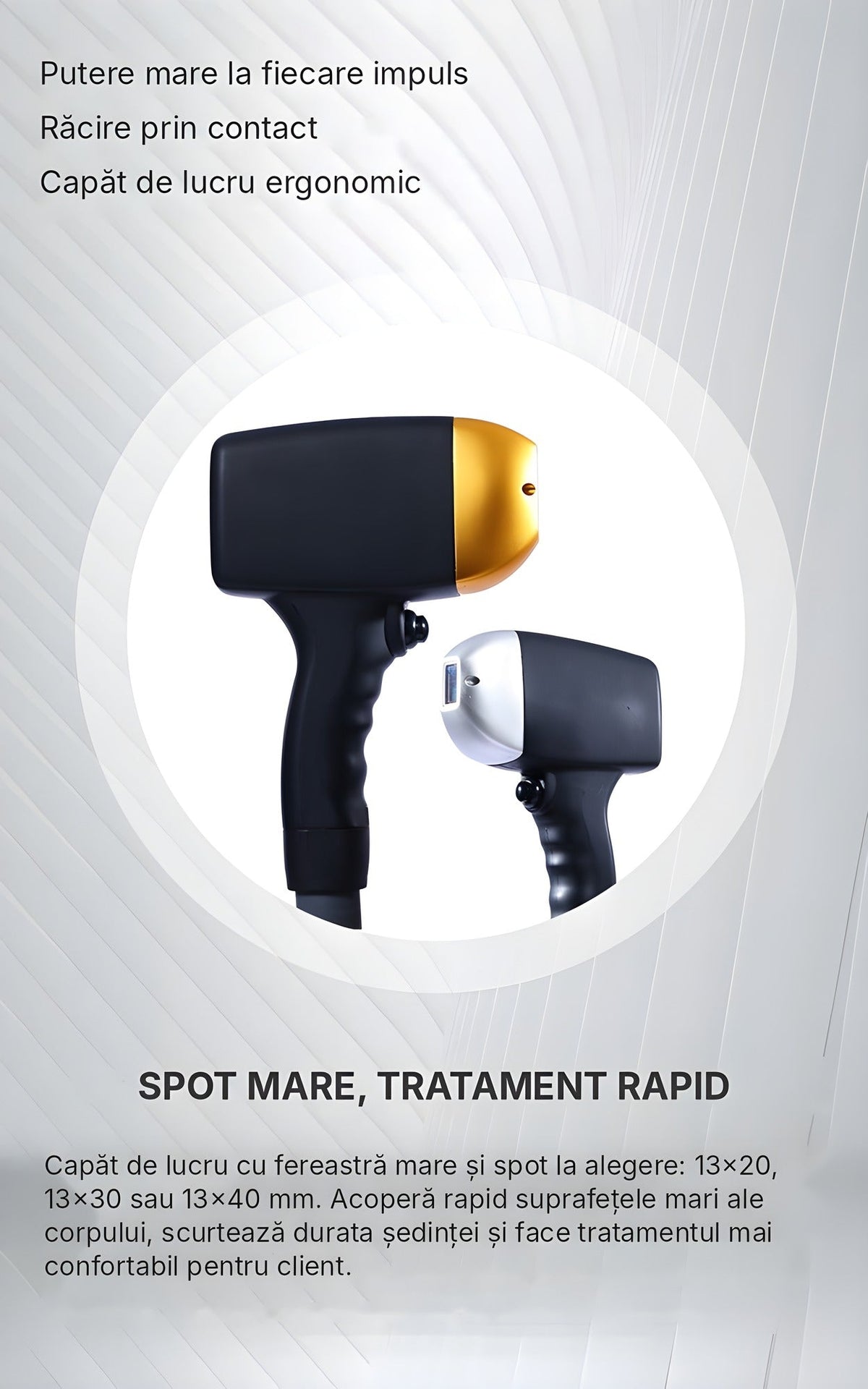 Capătul de lucru ProLaser cu spot mare, la alegere 13×20, 13×30 sau 13×40 mm