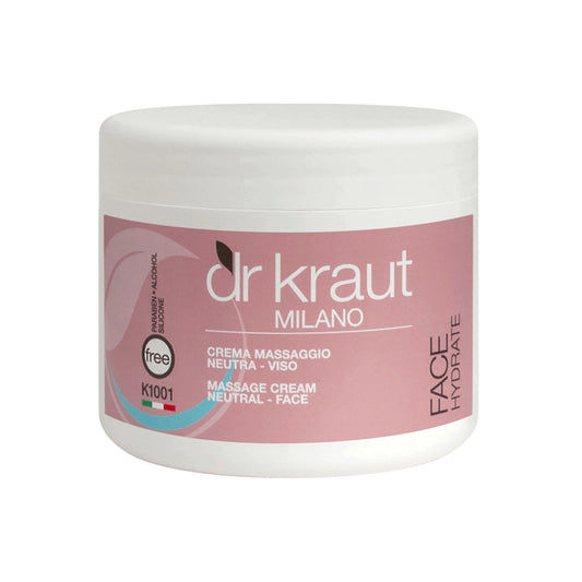 Crema de Masaj Hidratanta, Neutra, pentru fata, 500 ml, Dr. Kraut Milano.