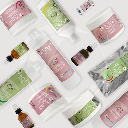 Kit cosmetice profesionale Start pentru Tratamente Faciale de Hidratare, Dr Kraut.