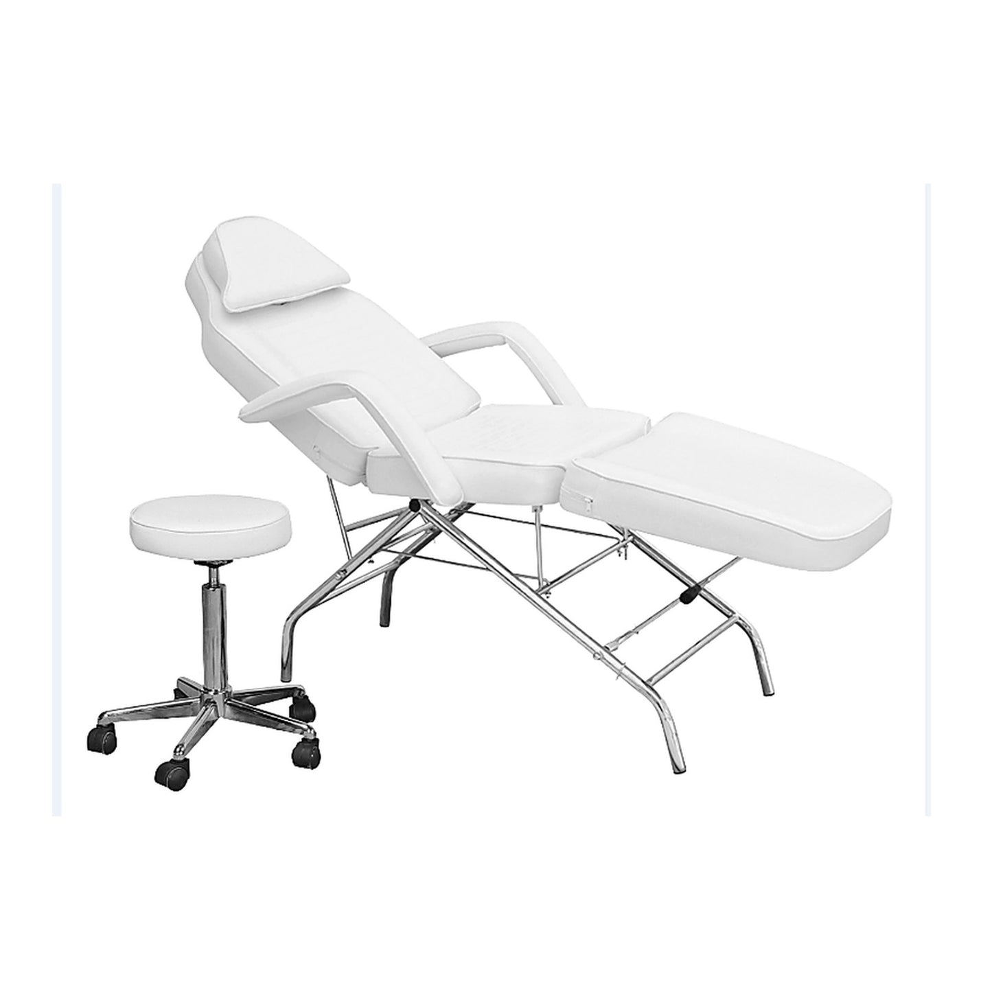Pat Cosmetic cu 3 Sectiuni + Scaun Cosmetician Cadou.