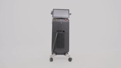 Aparat Profesional pentru Epilare Definitiva cu Dioda Laser, 4 lungimi de unda 755nm+808nm+940nm+1064nm, Manipuli cu Display Digital, 5 Capete Detasabile, ProLaser, 3500W, cu doi manipuli