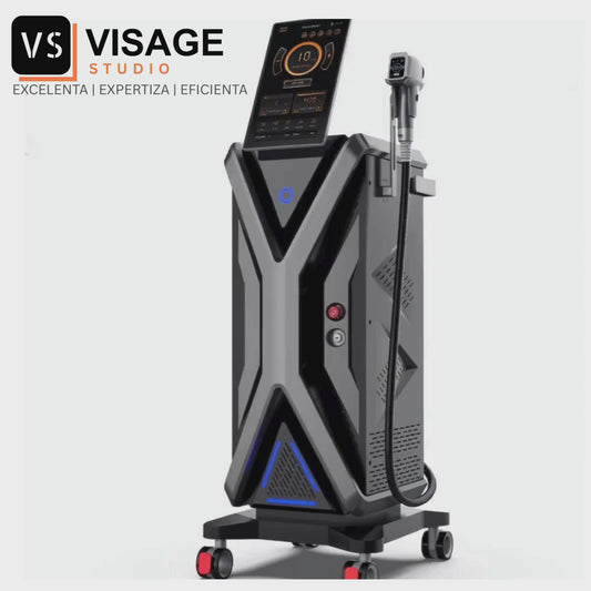 Velurex Pro – Aparat Profesional Laser Diodă cu Tehnologie Non-Crystal și Analiză Inteligentă a Pielii