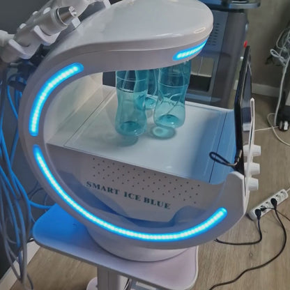 CryoDerma Pro – Combina Faciala - Aparat Profesional Inteligent pentru Analiză și Îngrijire Facială cu 6 Funcții și Diagnostic AI