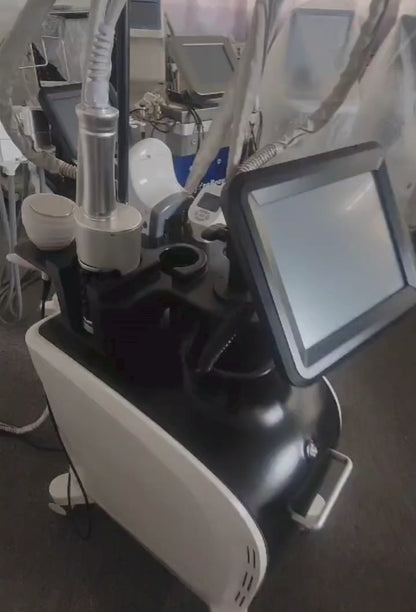 Aparat Profesional EndoSculpt 6 in 1 cu Magic Roller, Endermologie, Cavitatie, Radiofrecventa si Laser