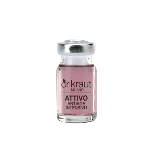 Ser Concentrat Antiaging Intensiv, pentru fata, cu extracte de soia si salcam, Dr. Kraut Milano.