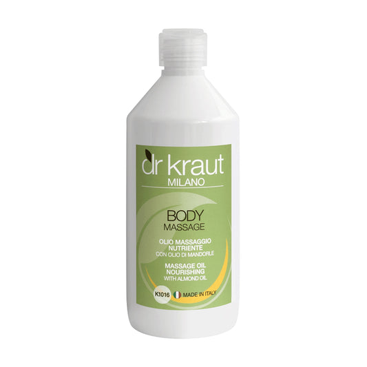Ulei de Masaj Profesional cu Migdale, 500 ml, Dr. Kraut Milano.